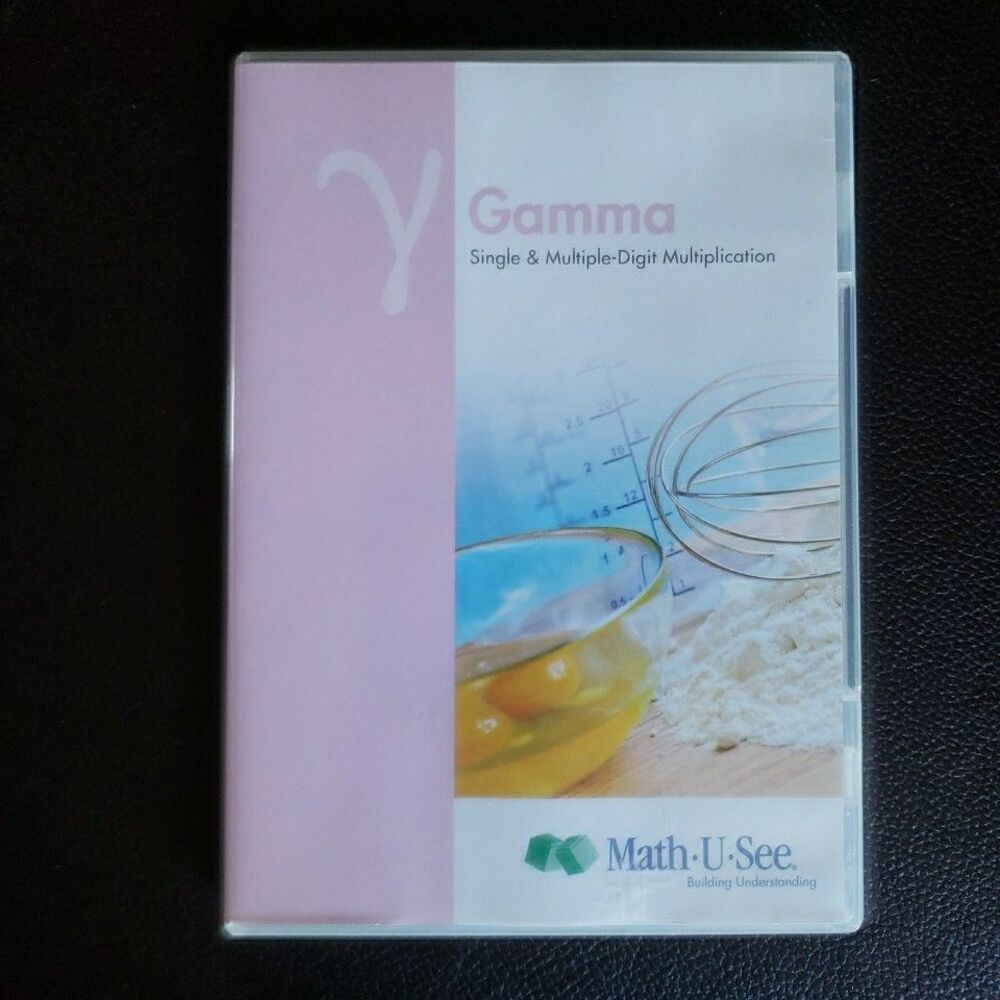 Math-U-See Gamma DVD Single Multiple Digit Multiplication Homeschool Curriculum